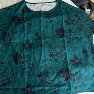 Floral Teal Blouse